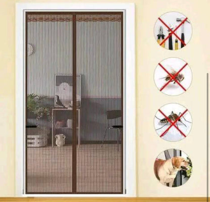 Porte moustiquaire magnétique