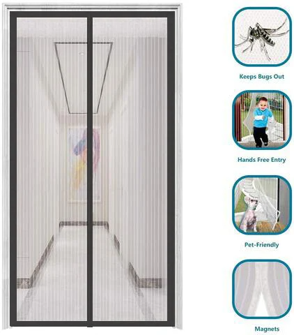 Porte moustiquaire magnétique