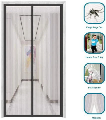 Porte moustiquaire magnétique